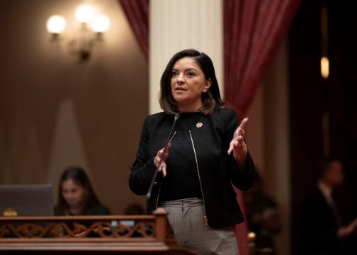 Senator Lena Gonzalez Presents SB 48 the Safe Access to Schools Act on the Senate Floor.