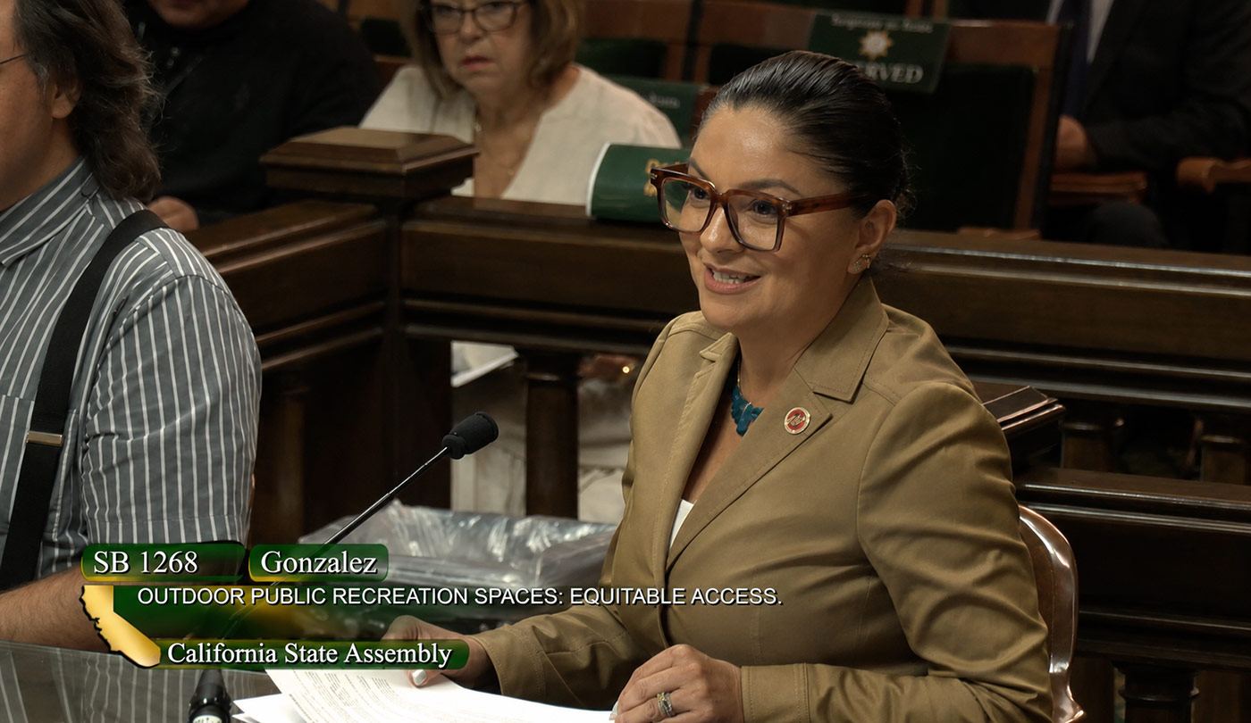 Senator Gonzalez presents SB 1268