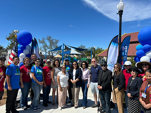 Senator Gonzalez attends the MacArthur Park Grand Reopening on July 26th with Councilwoman Dr. Suely Saro, Vice Mayor Roberto Uranga, City Manager Tom Modica, Friends of MacArthur Park, AOC7, Marine, Park and Recreation Staff, and members of the community. Photo courtesy of Councilwoman Dr. Suely Saro