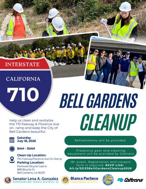 Caltrans Bell Gardens Cleanup