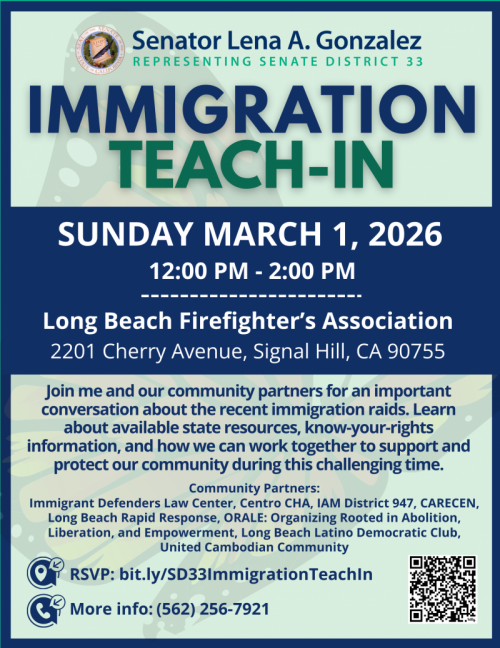 Flyer with title of event and event information